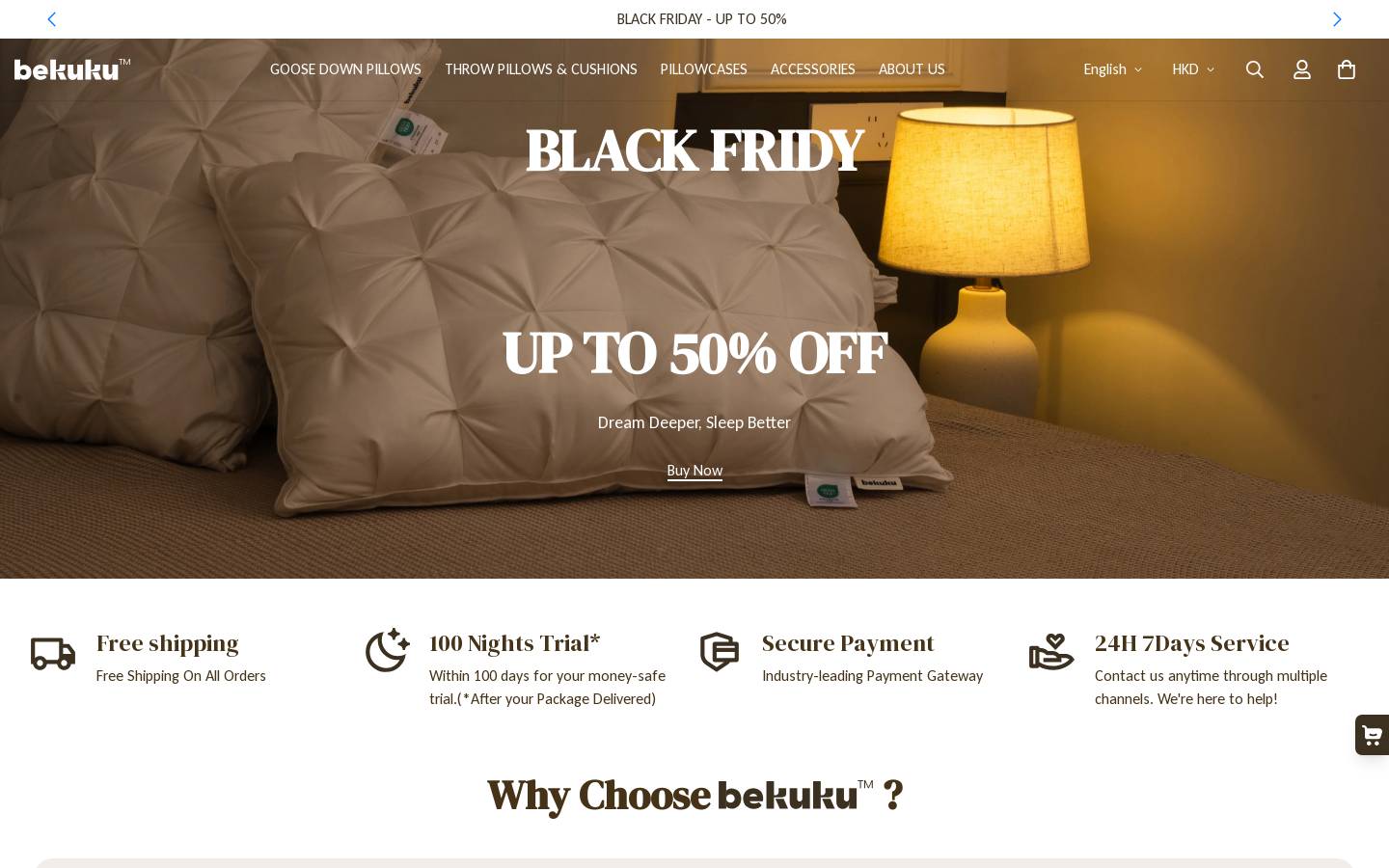 Bekuku homepage screenshot