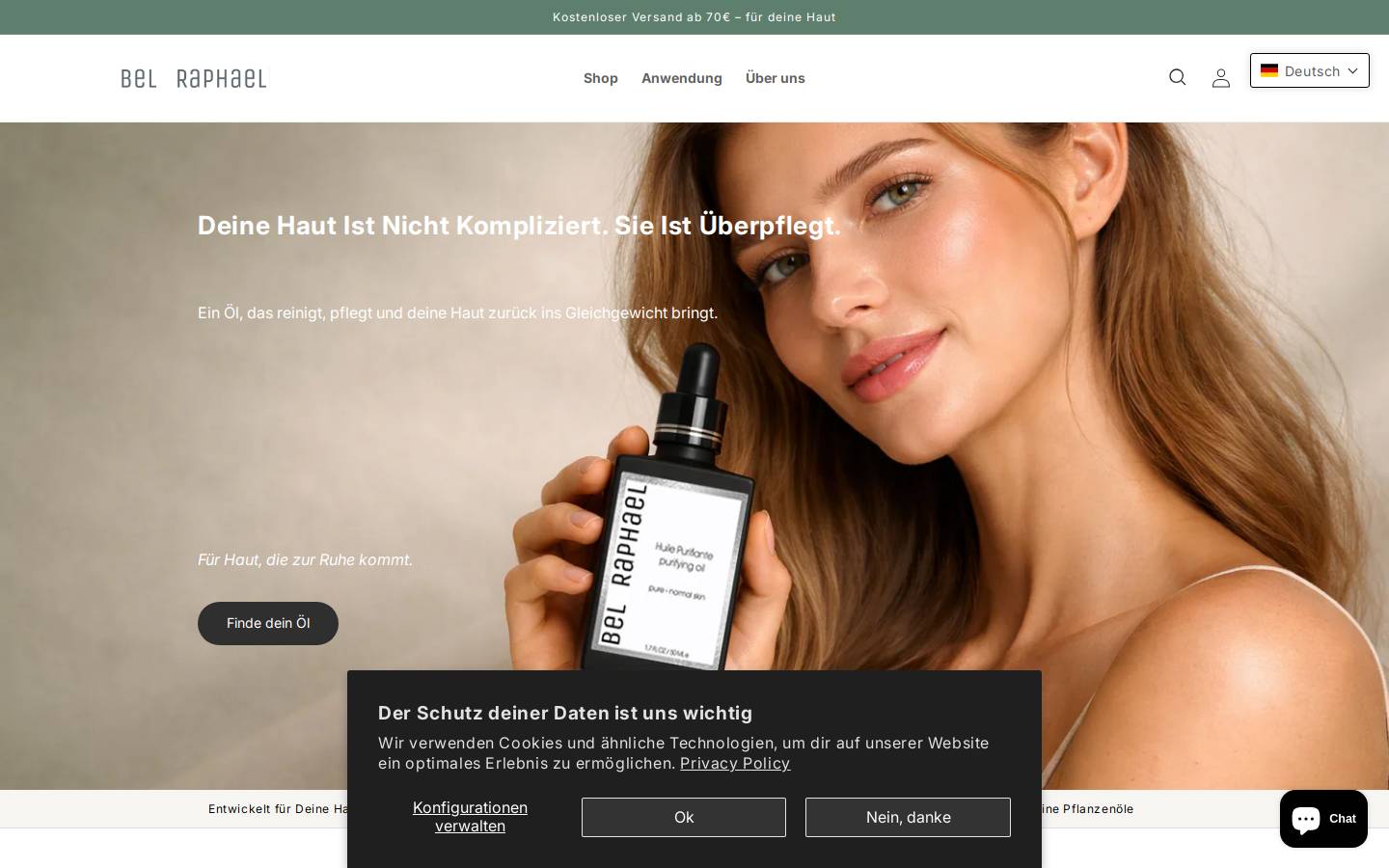 bel-raphael.com homepage screenshot