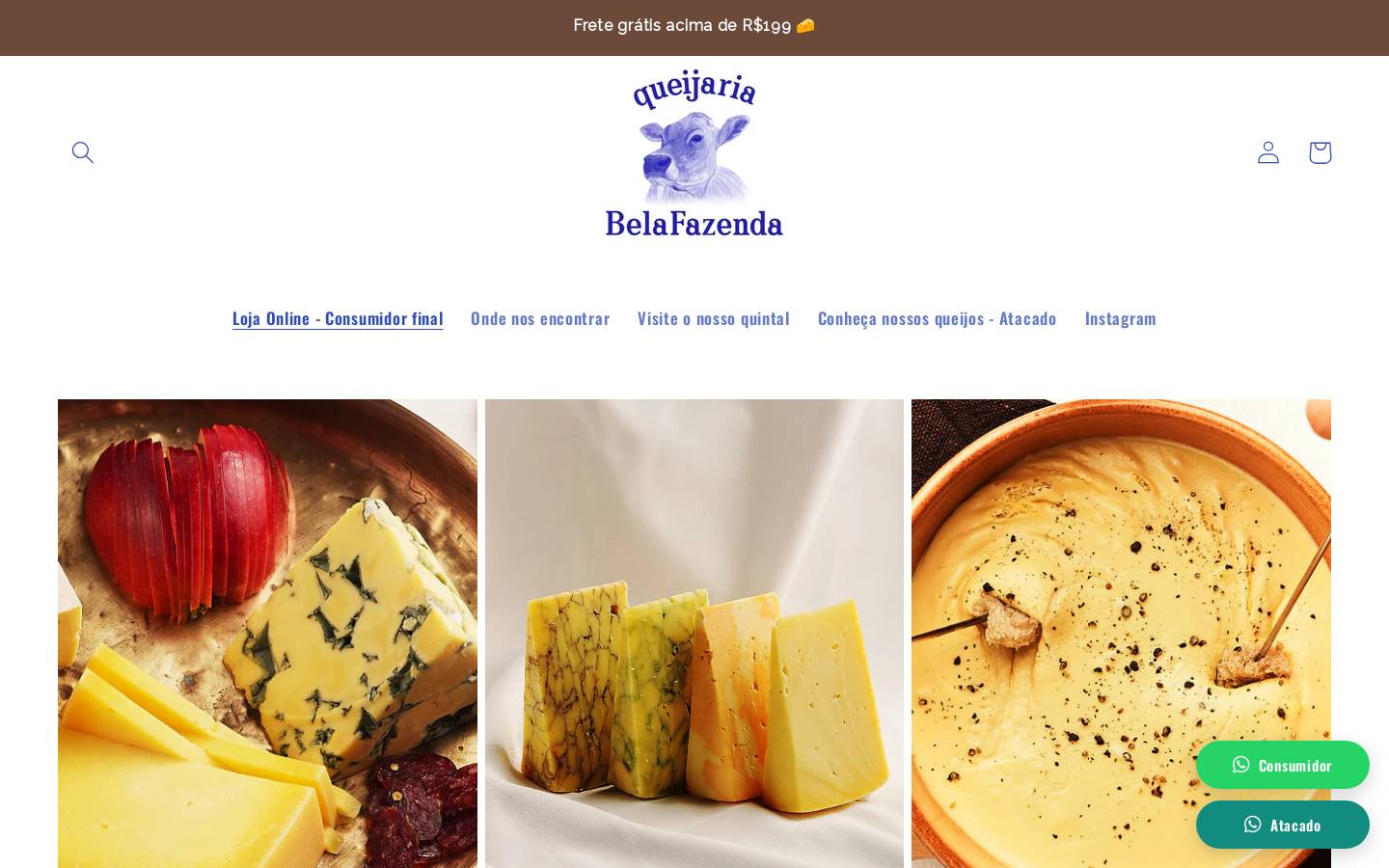 belafazenda.com homepage screenshot