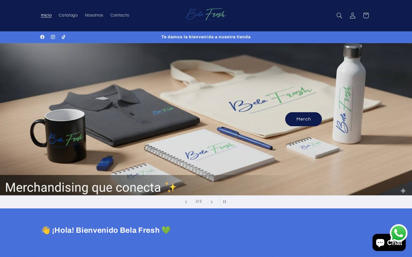 belafresh.co homepage screenshot