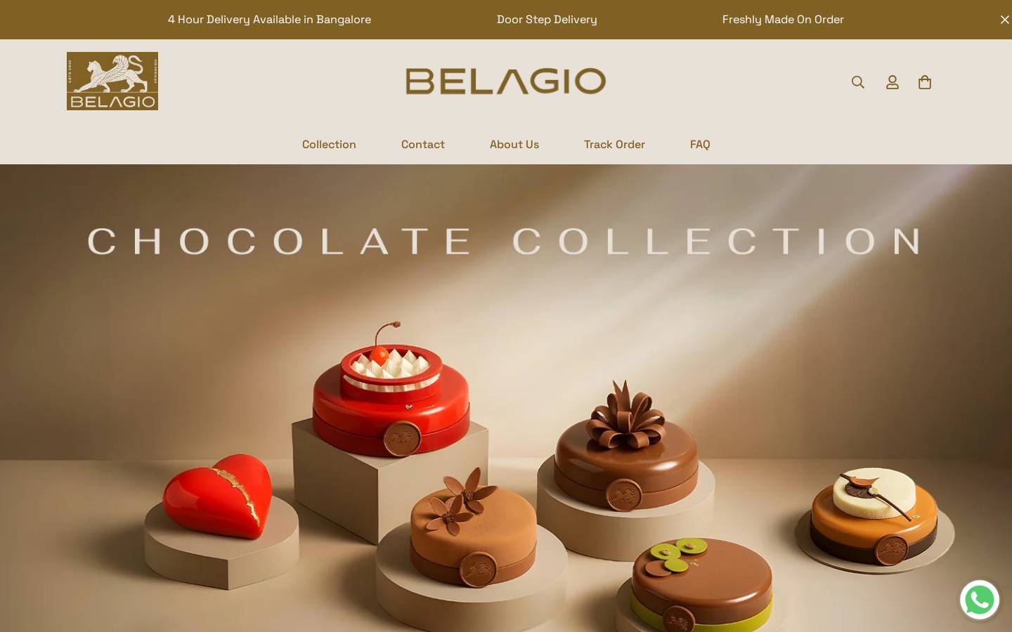 belagio.in homepage screenshot