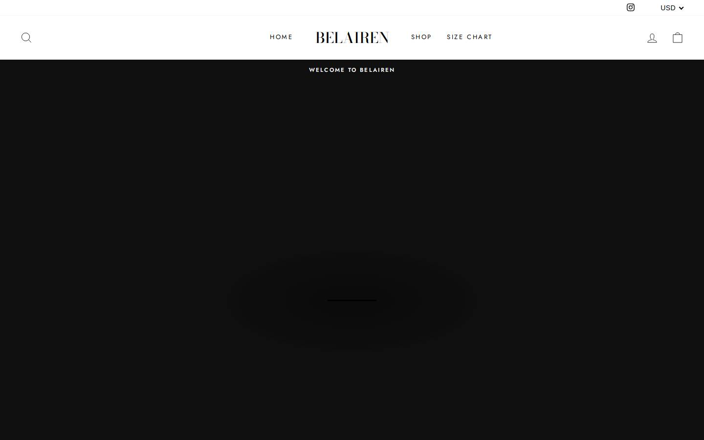 belairen.com homepage screenshot