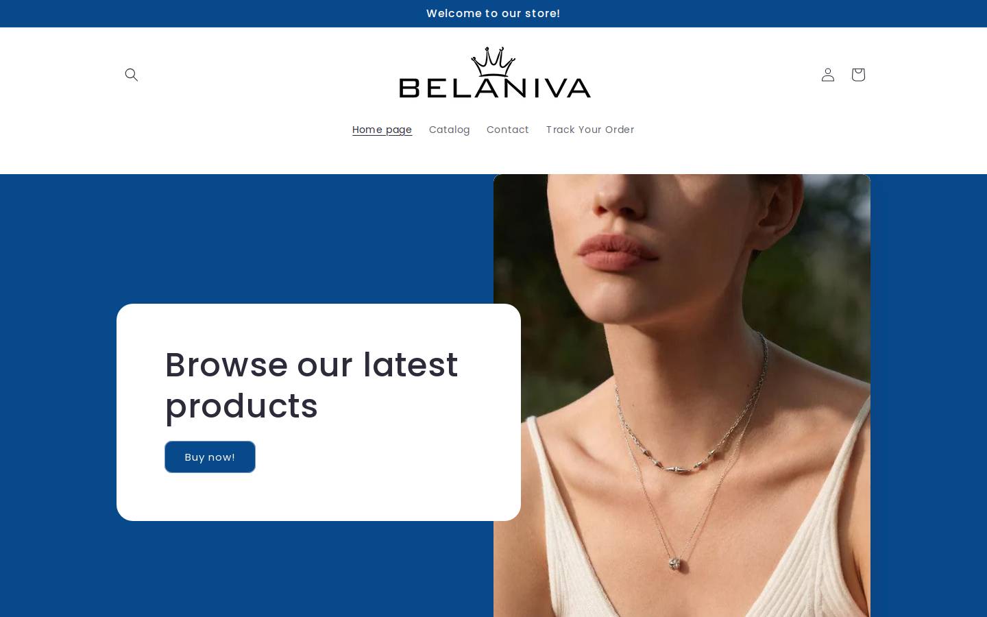 Belaniva homepage screenshot
