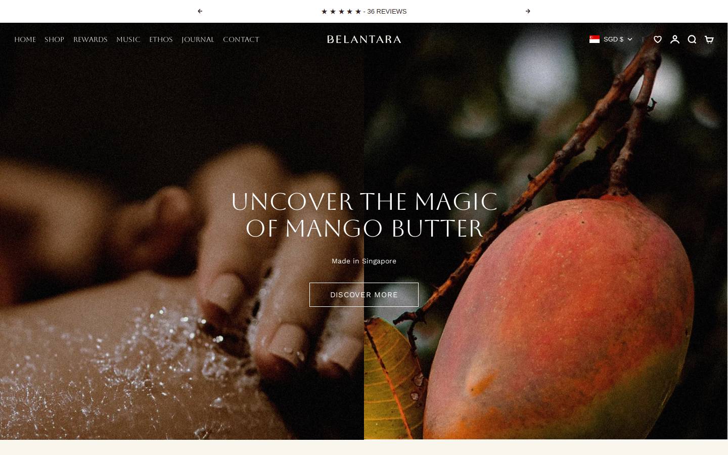 belantara.world homepage screenshot