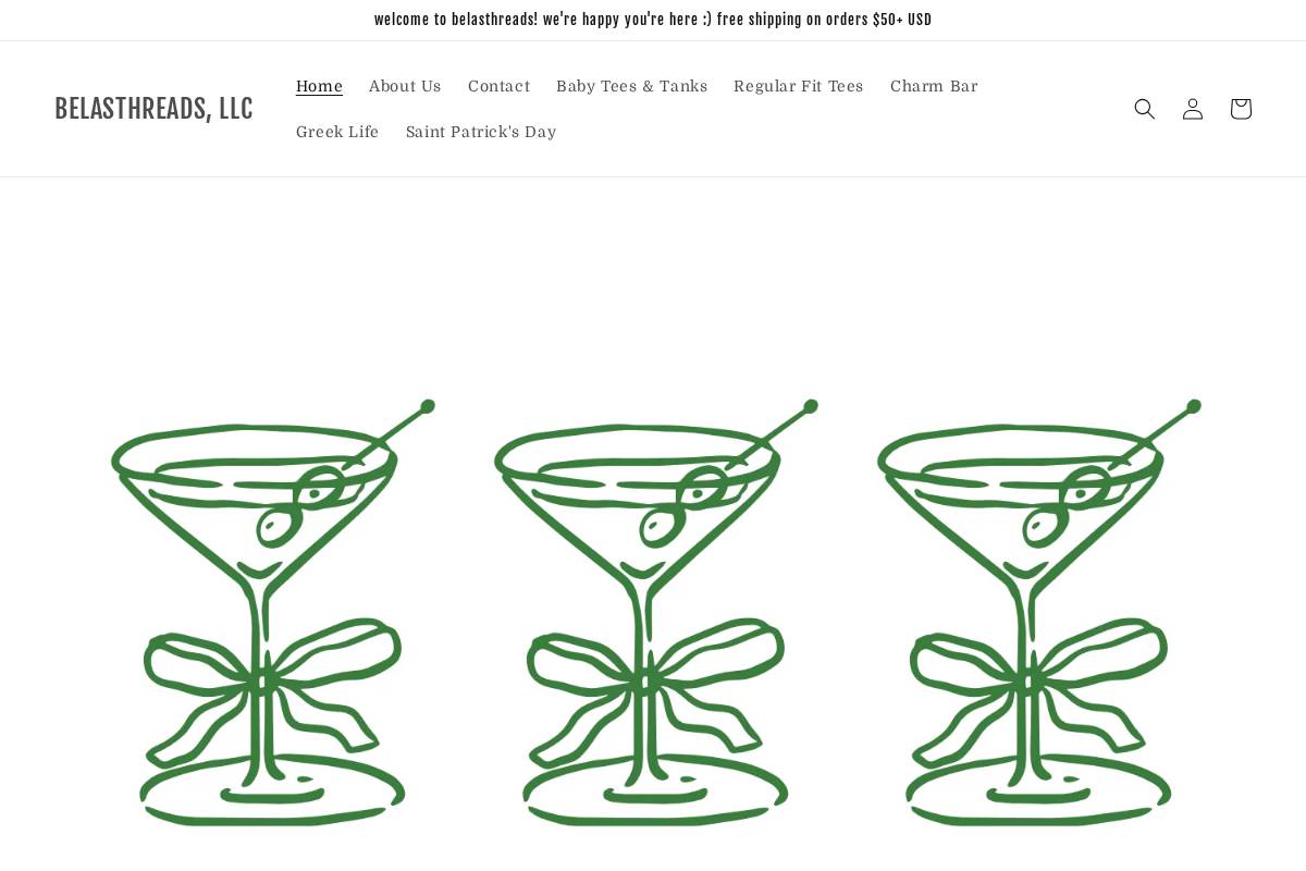 belasthreads.shop homepage screenshot