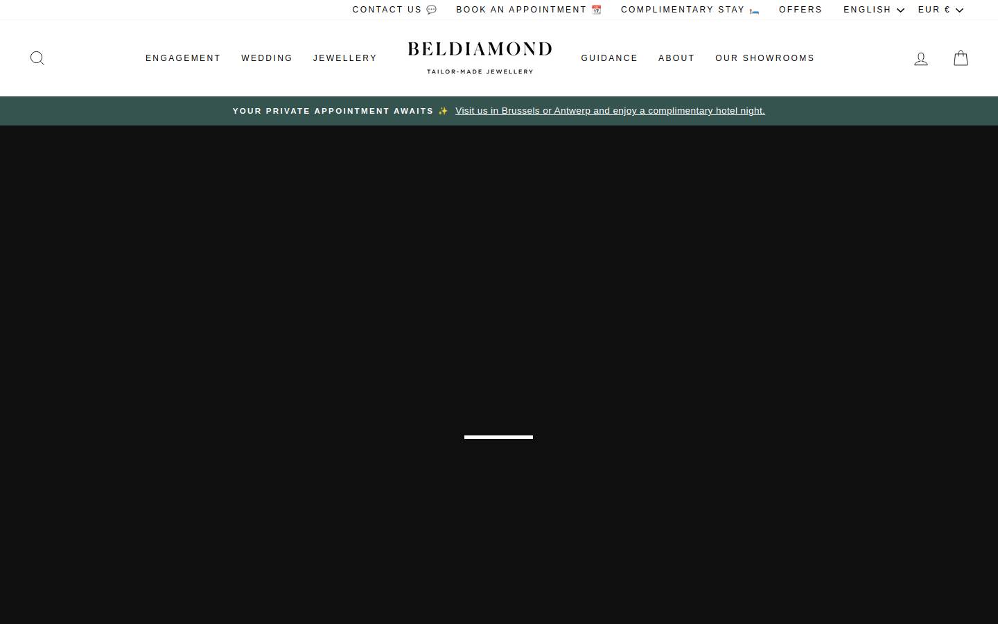 Beldiamond - Tailor-made Jewellery homepage screenshot