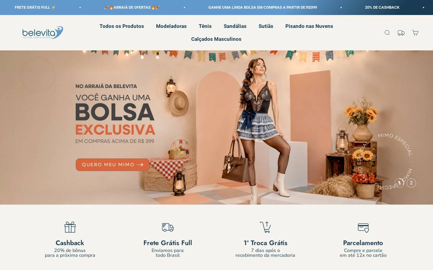 belevitaloja.com homepage screenshot