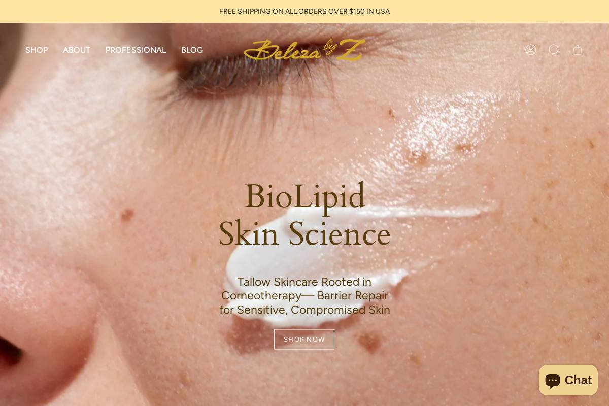 belezabyz.com homepage screenshot