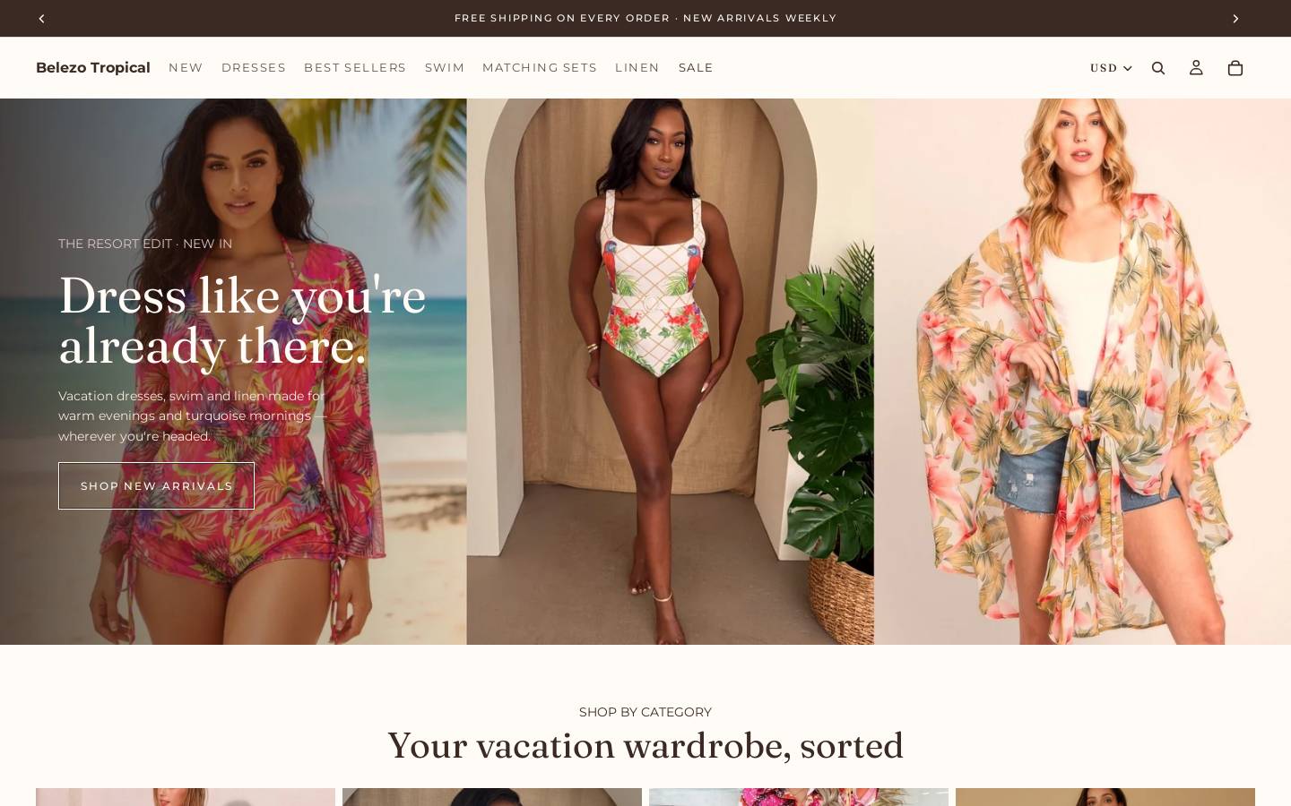 Belezo homepage screenshot
