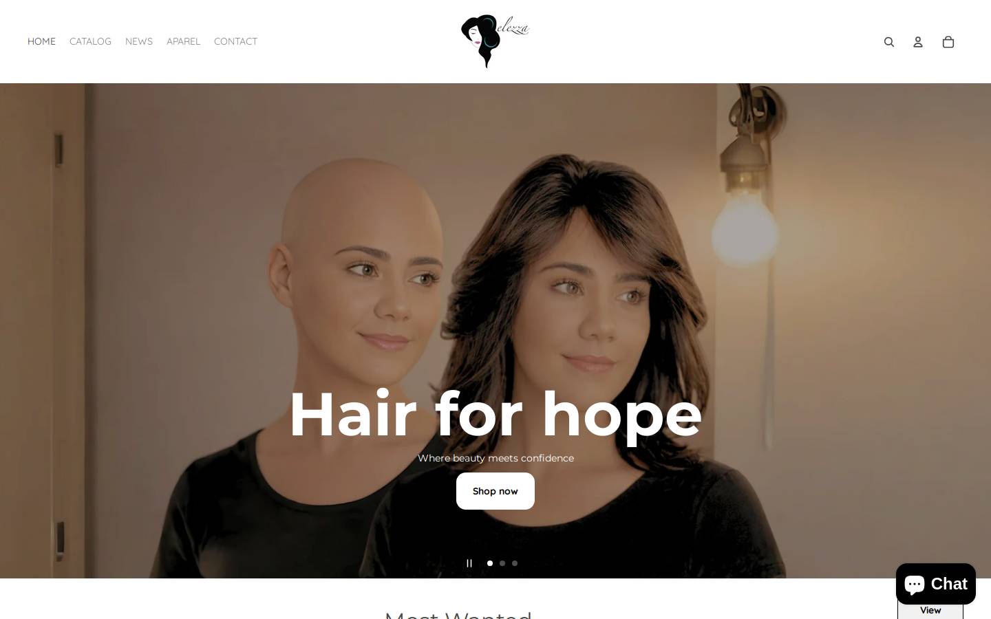 belezzahair.com homepage screenshot