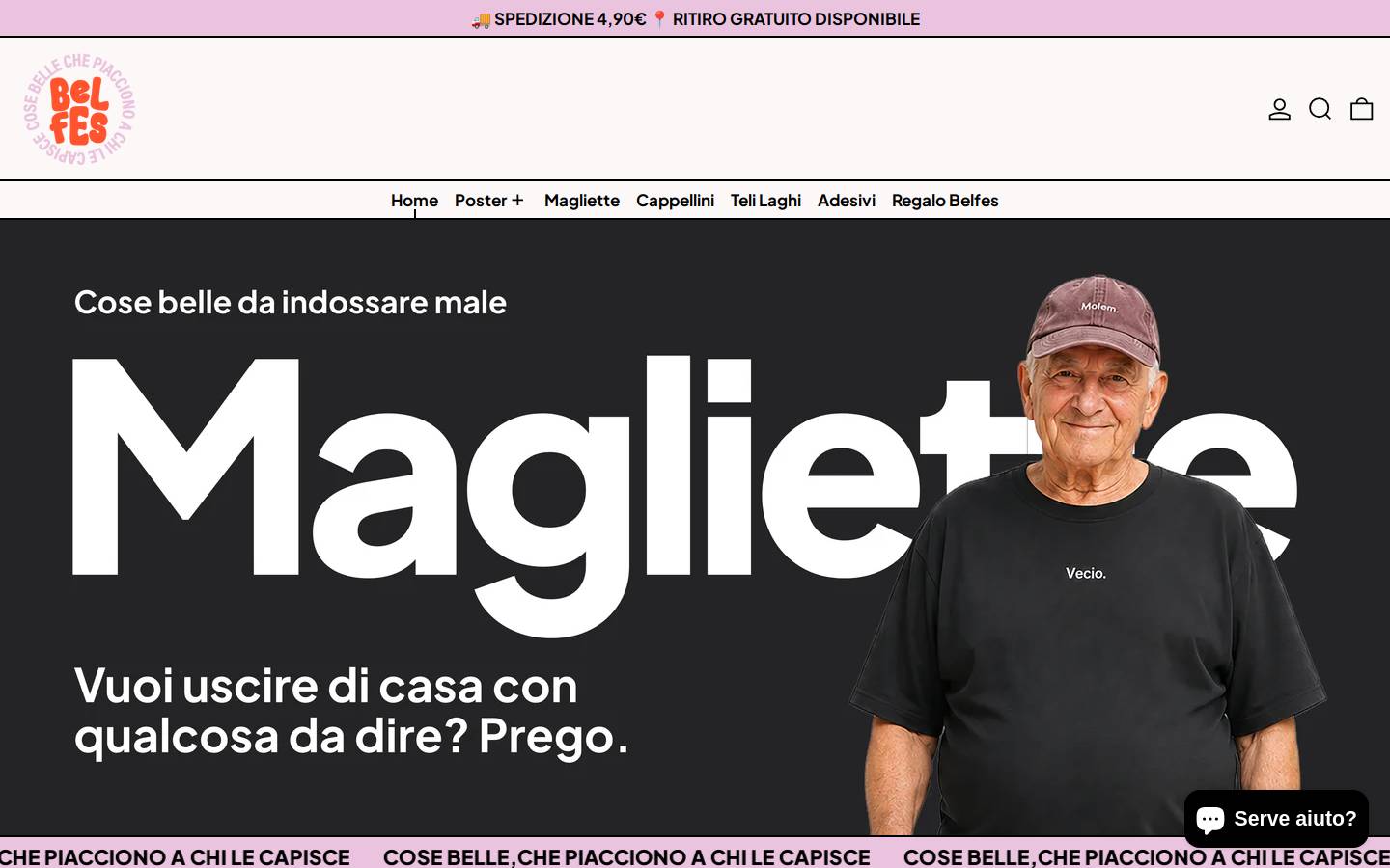 belfes.it homepage screenshot