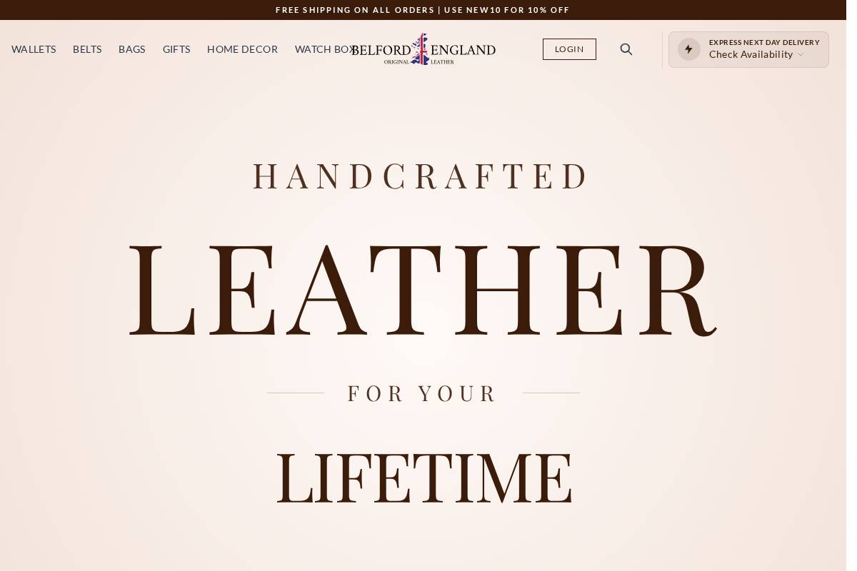 belfordengland.com homepage screenshot