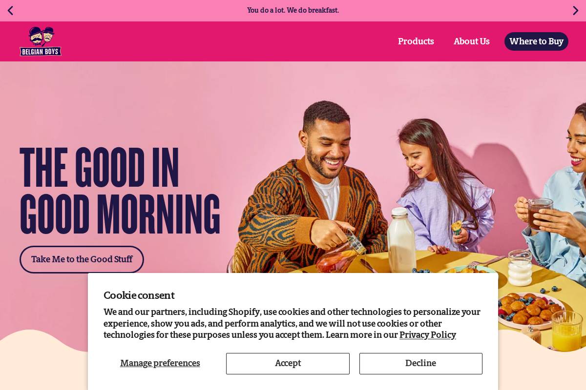 Belgianboys homepage screenshot