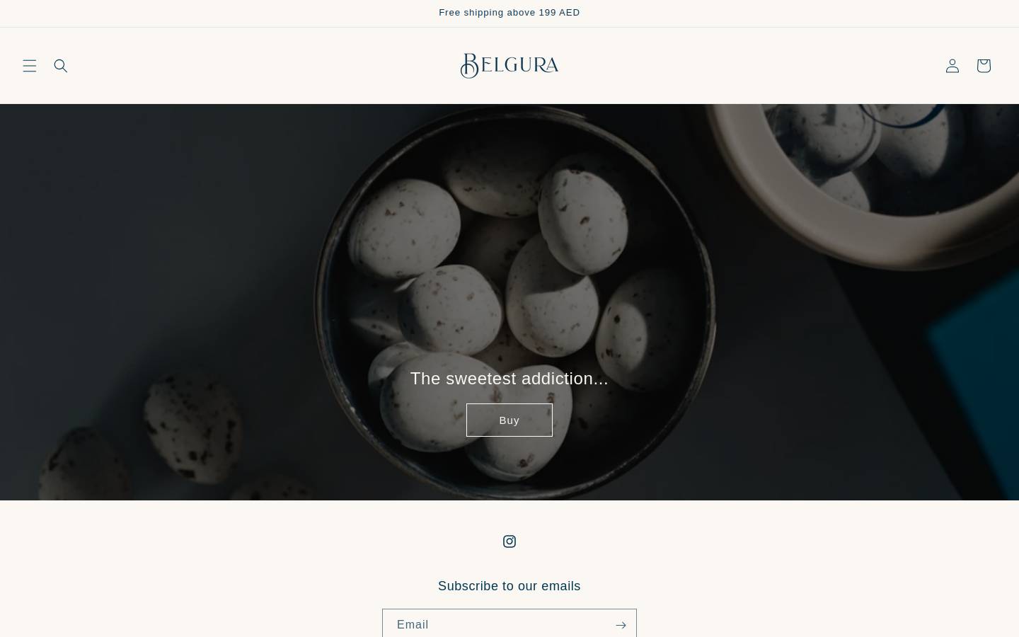belgura.com homepage screenshot