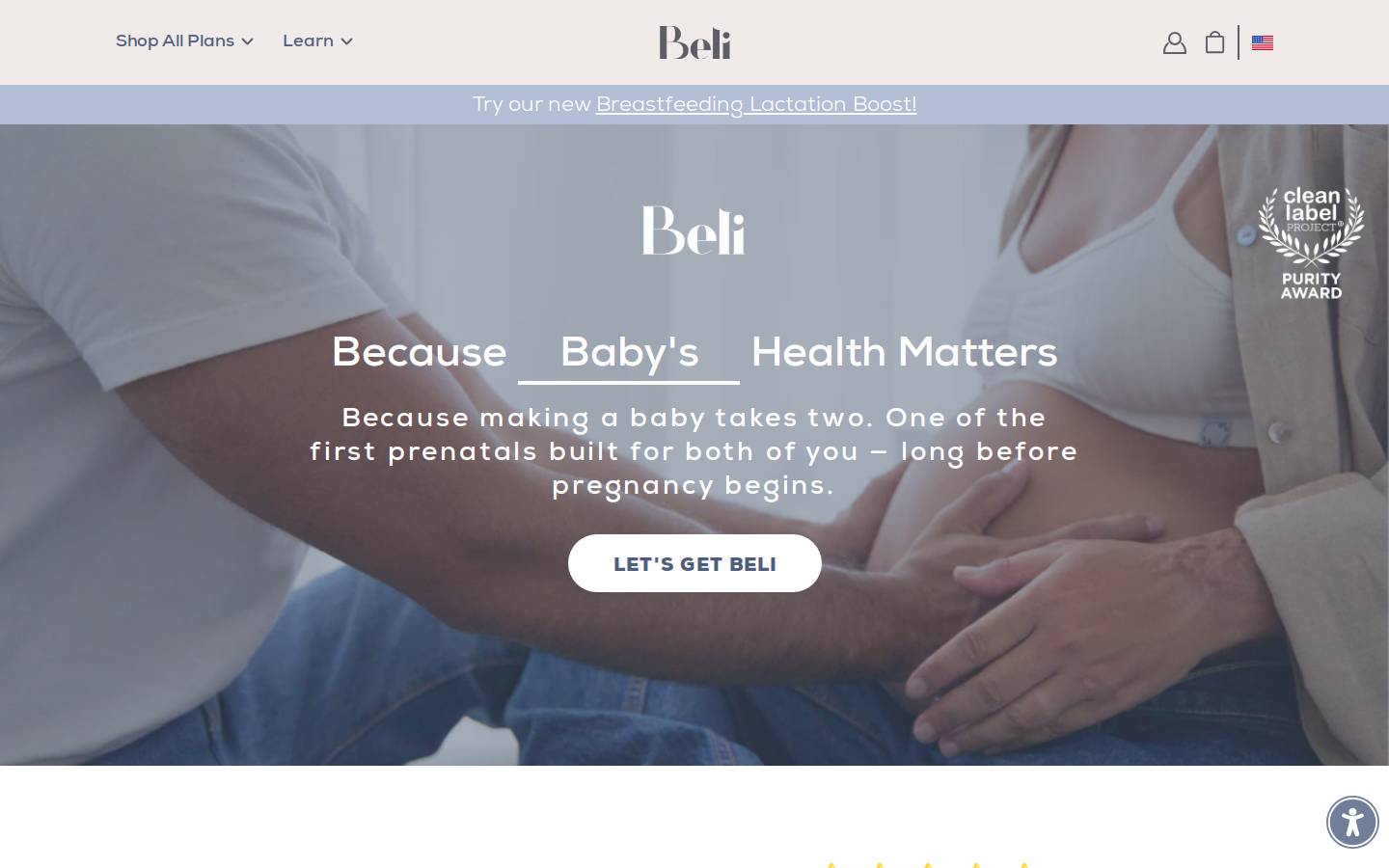 Beli homepage screenshot