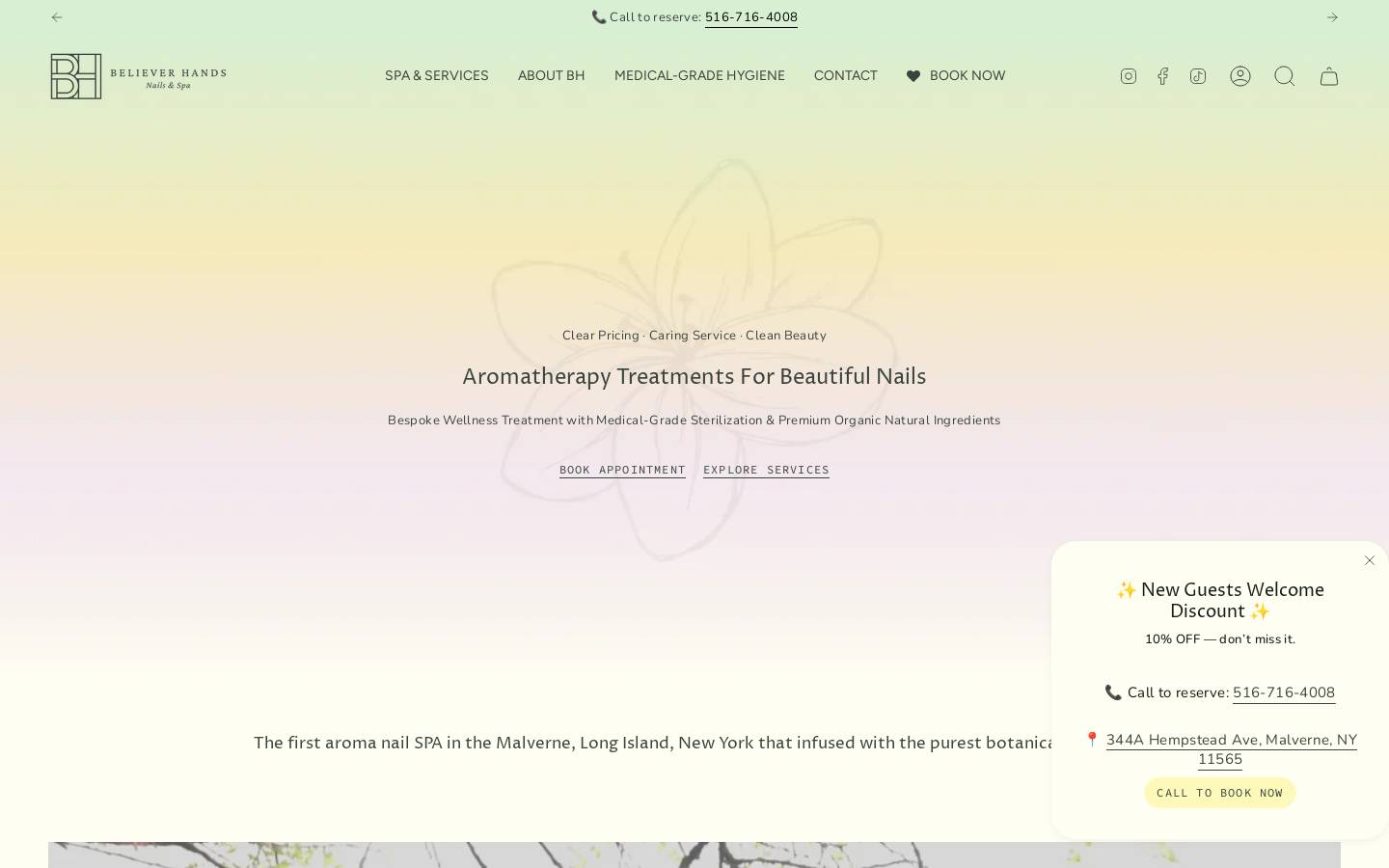 believerhands.com homepage screenshot