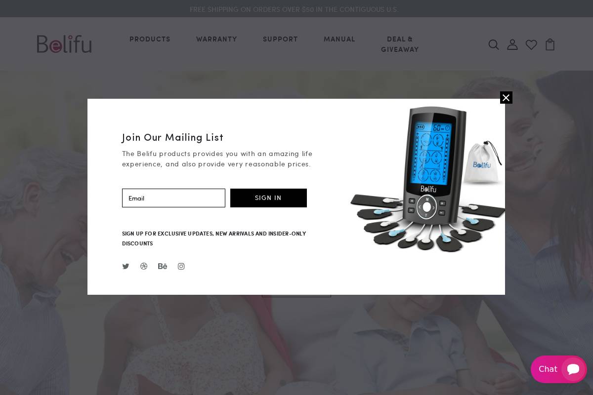 belifu.de homepage screenshot