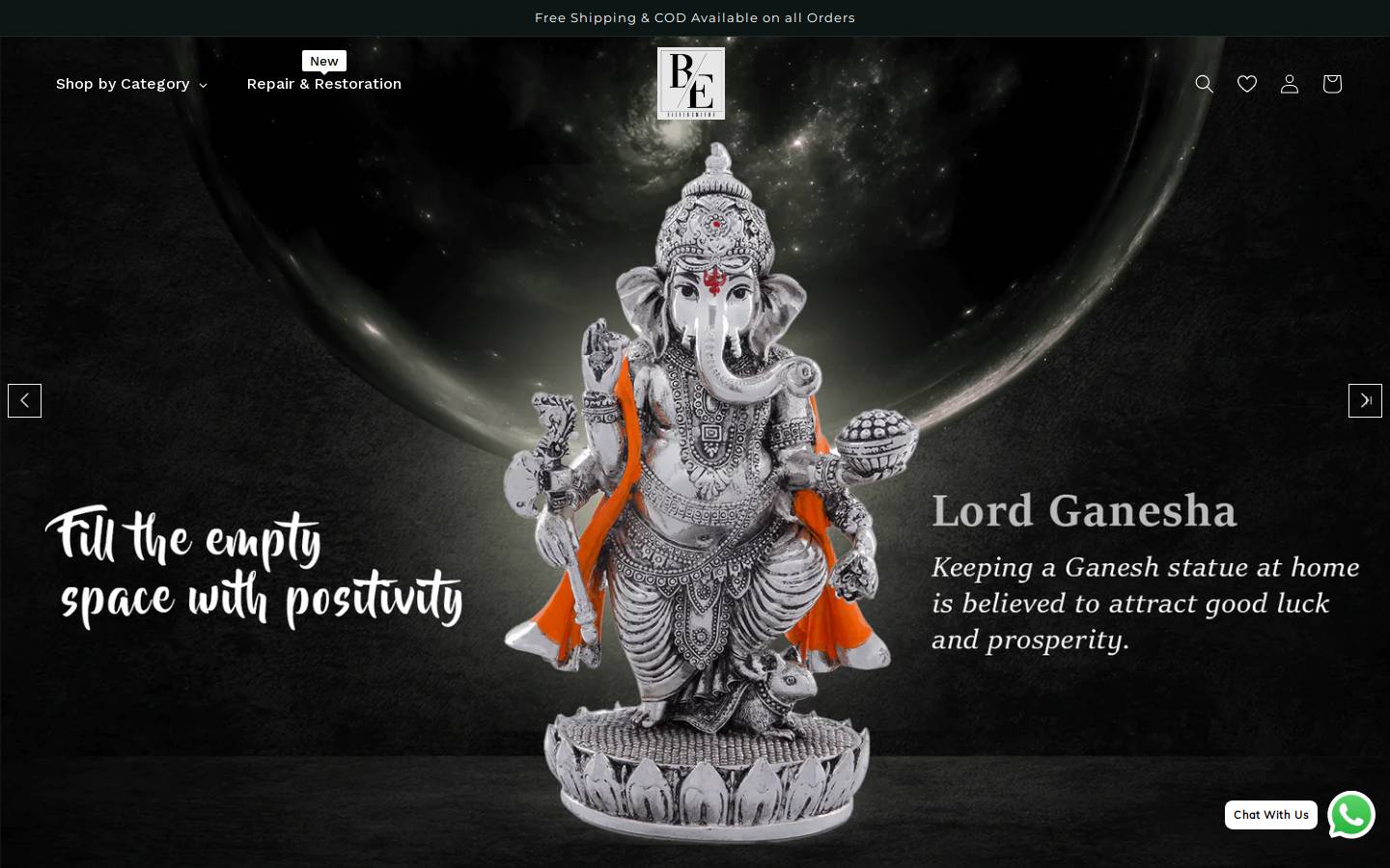 beliramonline.com homepage screenshot
