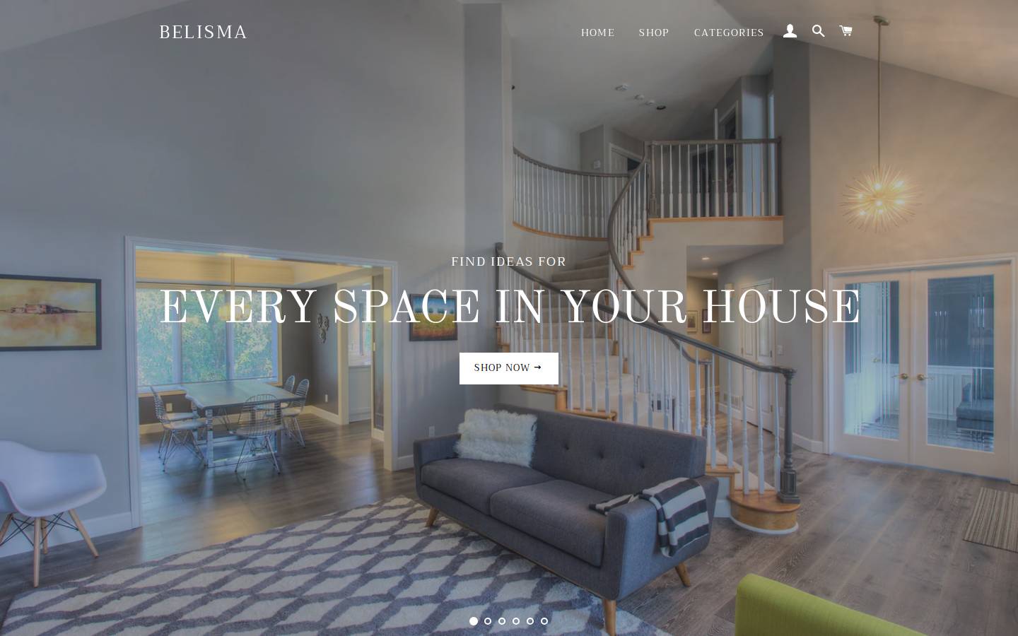 belisma.com homepage screenshot