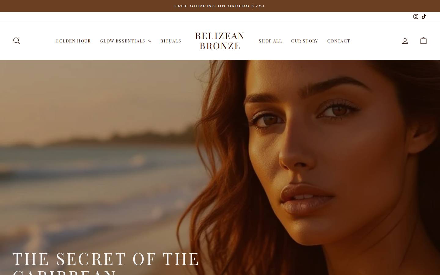 belizeanbronze.com homepage screenshot
