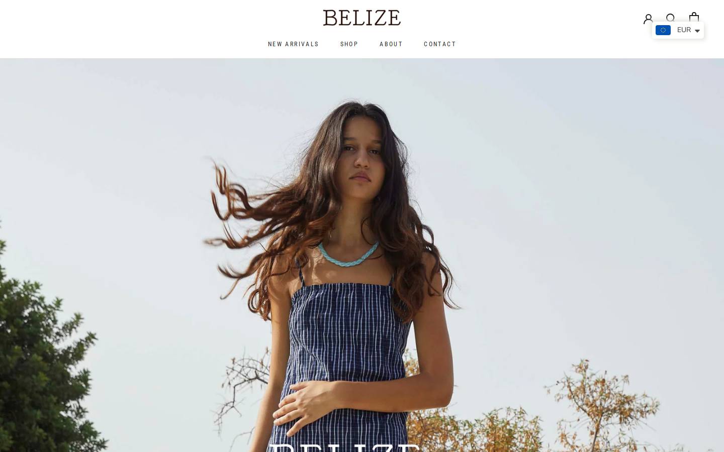 Belizeofficiel homepage screenshot