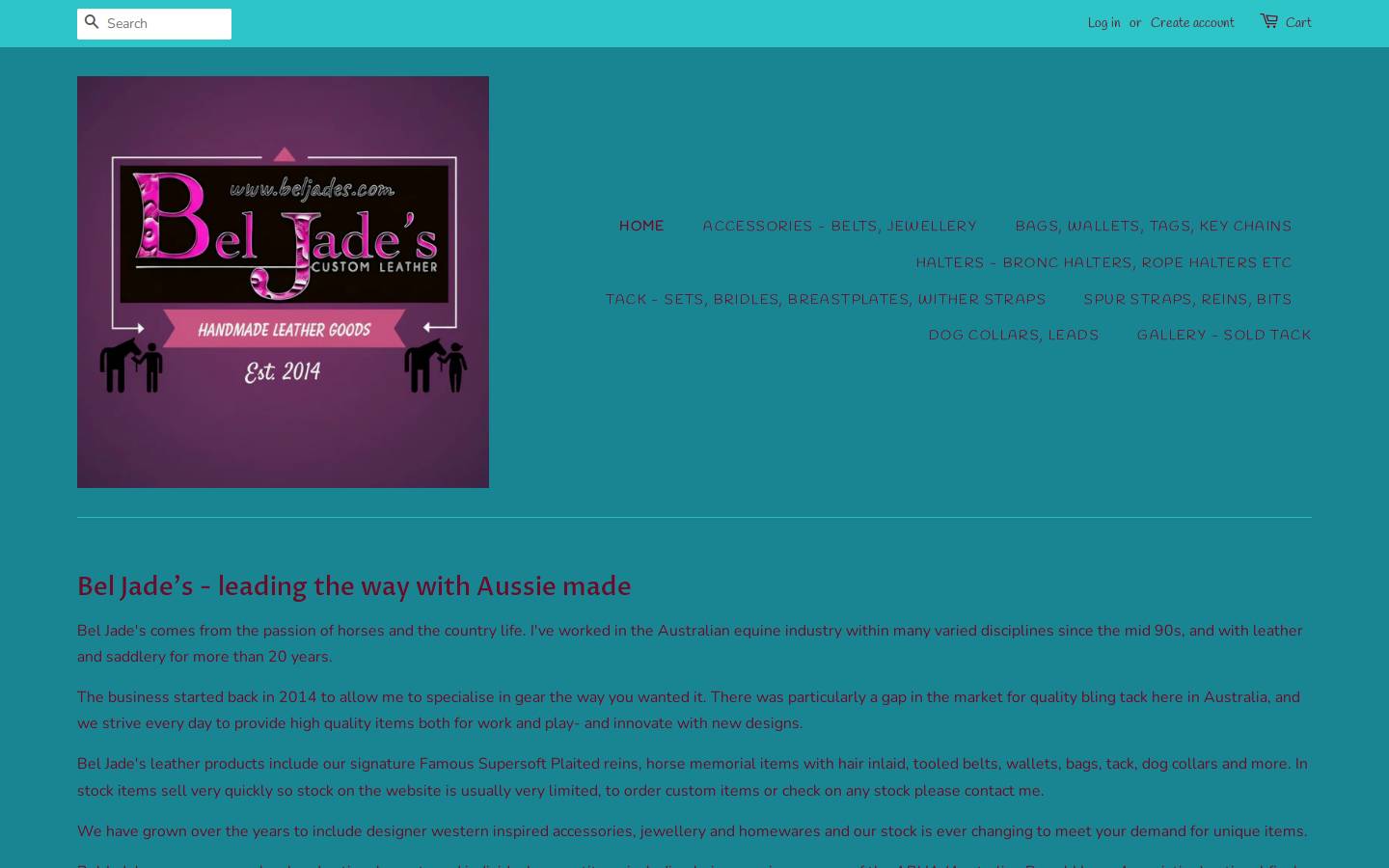 beljades.com homepage screenshot