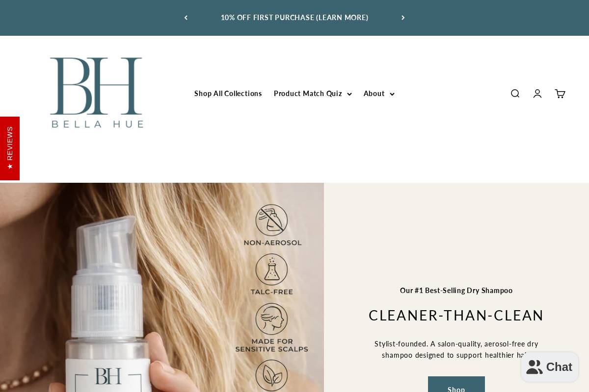 bella-hue.com homepage screenshot