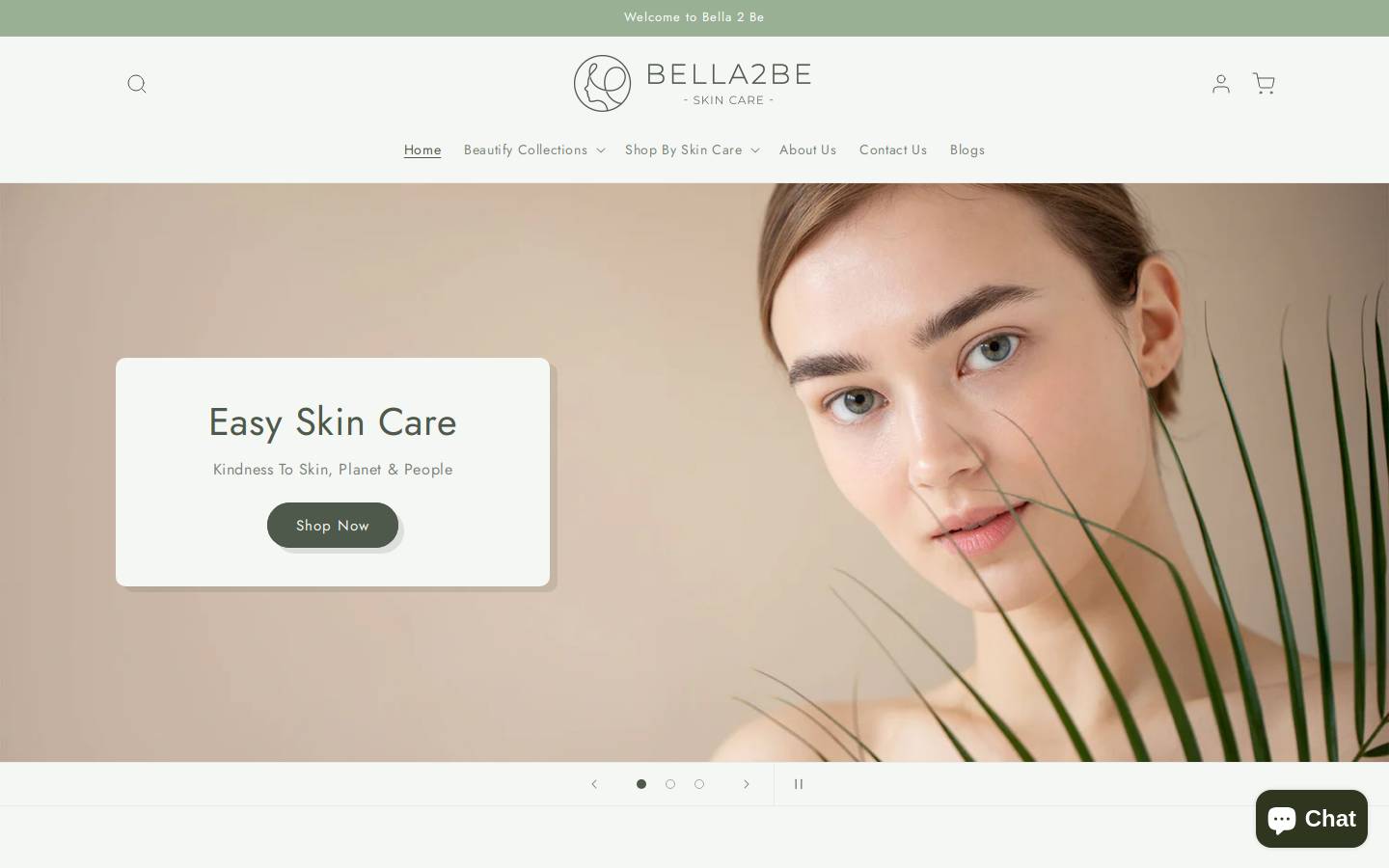 bella2be.com homepage screenshot