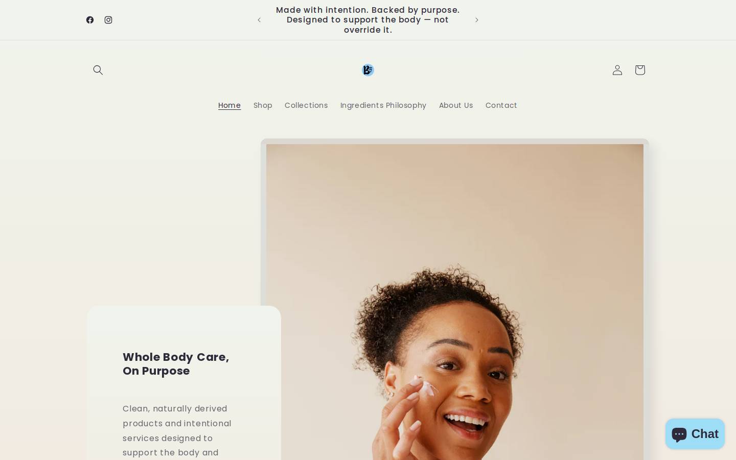 bellabodybar.com homepage screenshot