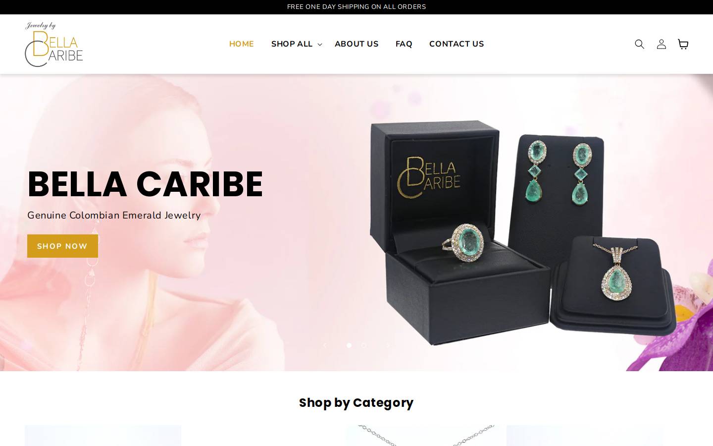 bellacaribe.com homepage screenshot