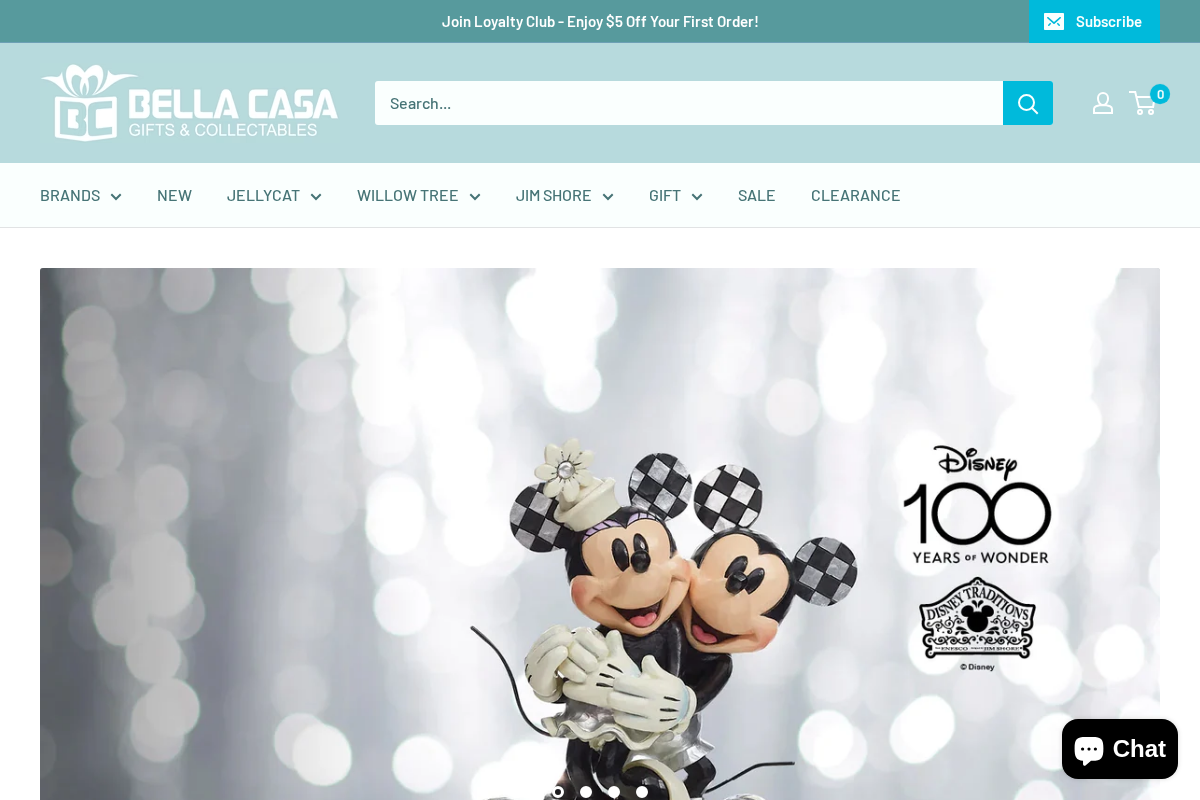 Bella Casa Gifts & Collectables homepage screenshot