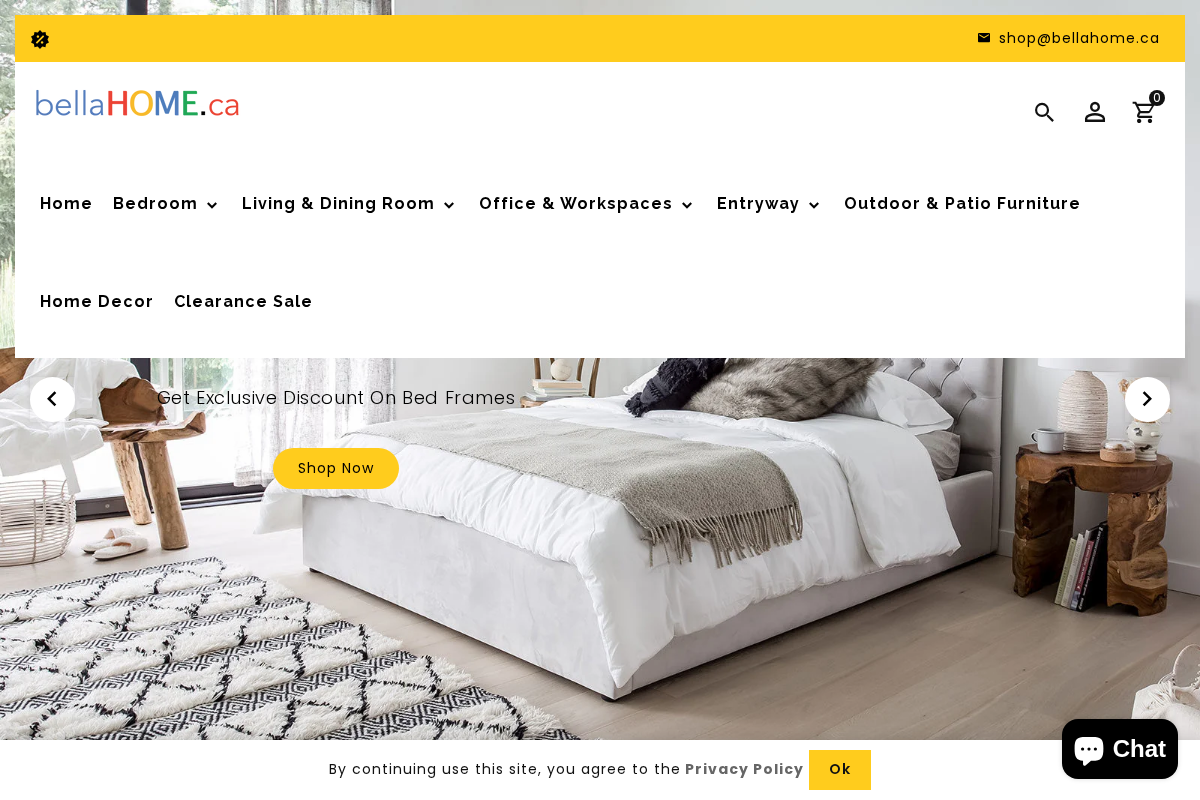 bellahome.ca homepage screenshot