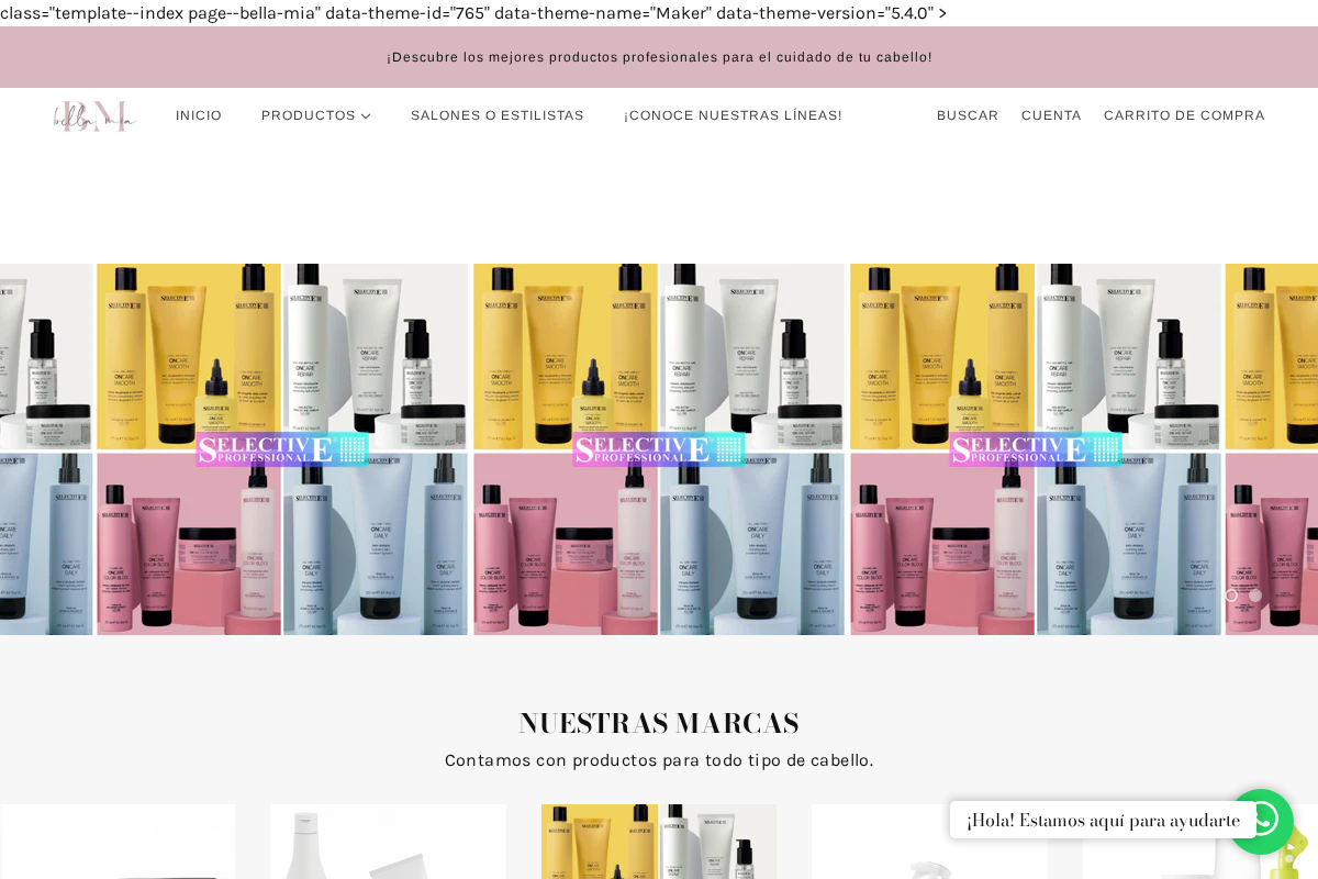 bellamia.com.mx homepage screenshot