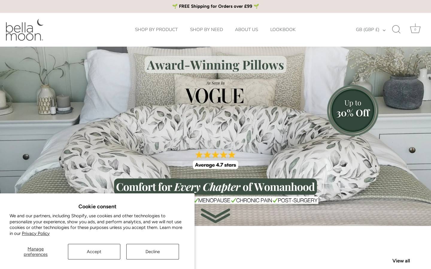 bellamoon.co homepage screenshot