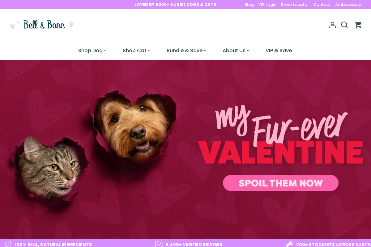 Bell and Bone homepage screenshot