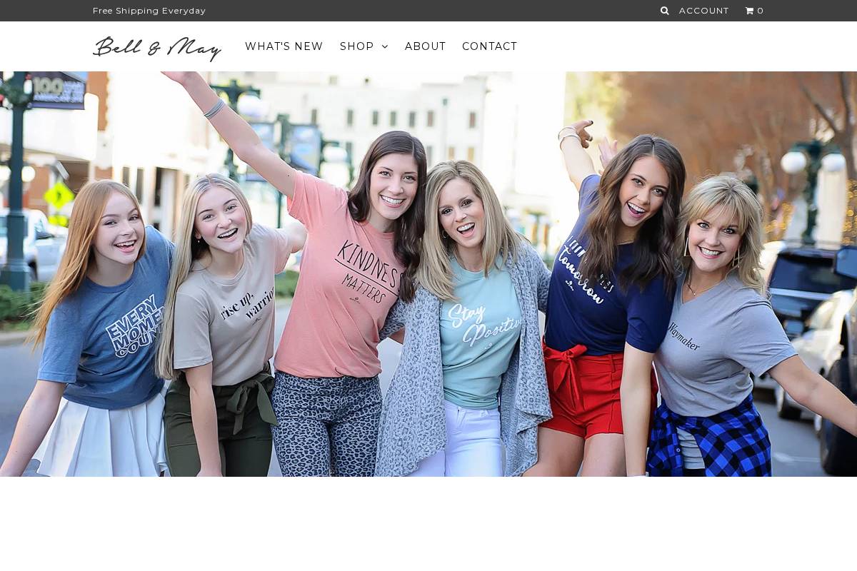 bellandmay.com homepage screenshot