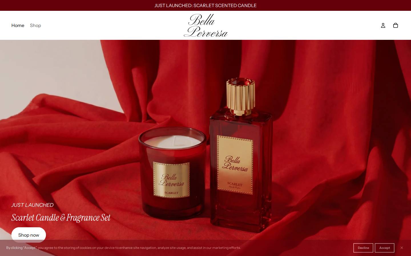 bellaperversa.com homepage screenshot