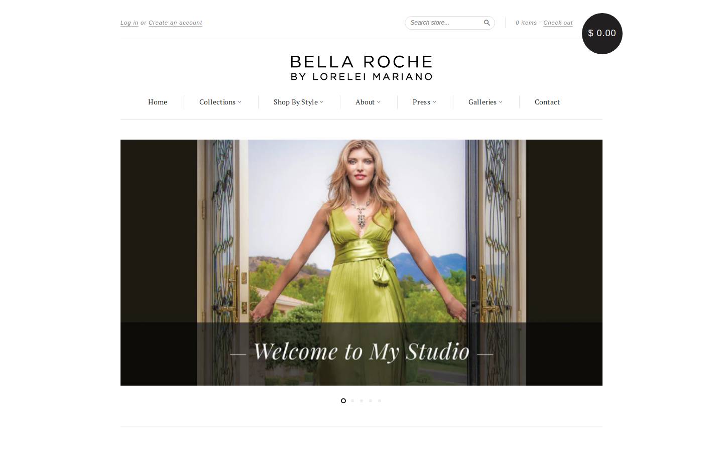 bellaroche.com homepage screenshot