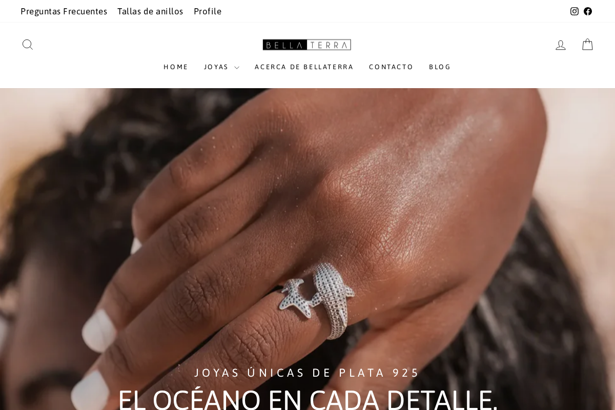 bellaterrashop.com.mx homepage screenshot