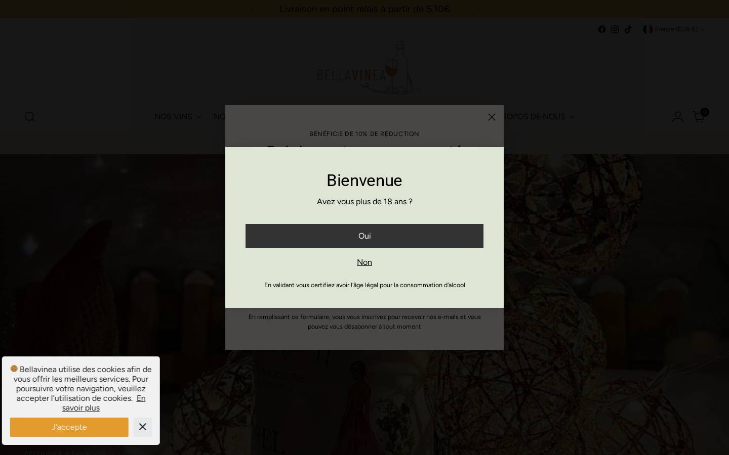 Bellavinea homepage screenshot