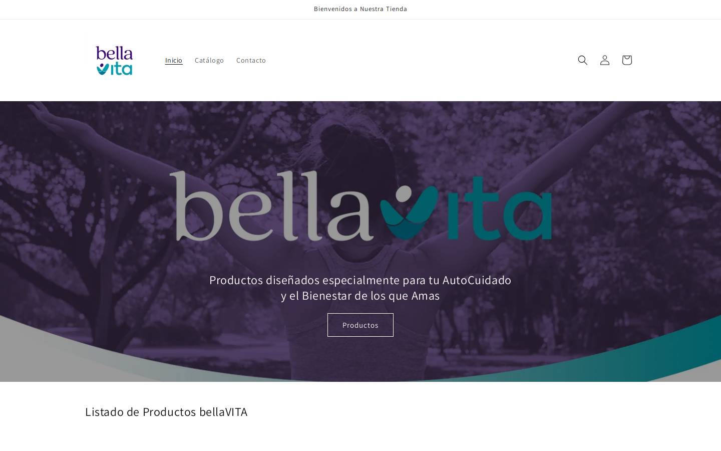 Bellavita homepage screenshot