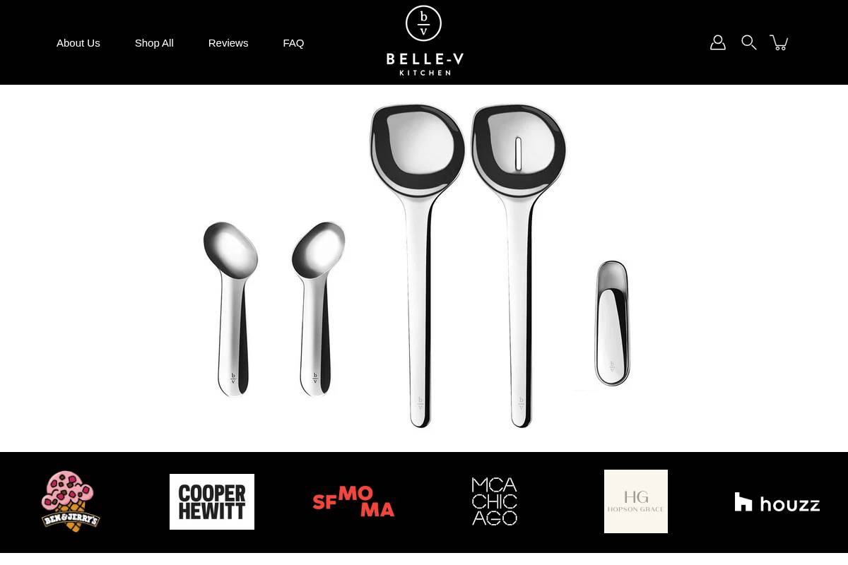 belle-v.com homepage screenshot