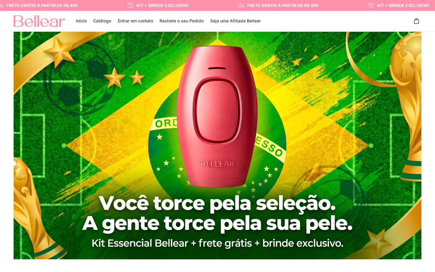 bellear.com homepage screenshot