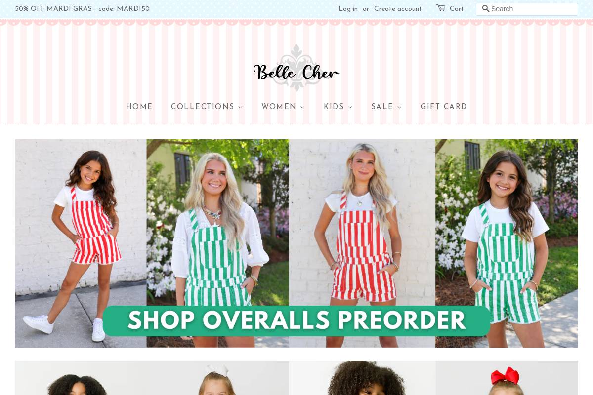 bellecher.com homepage screenshot