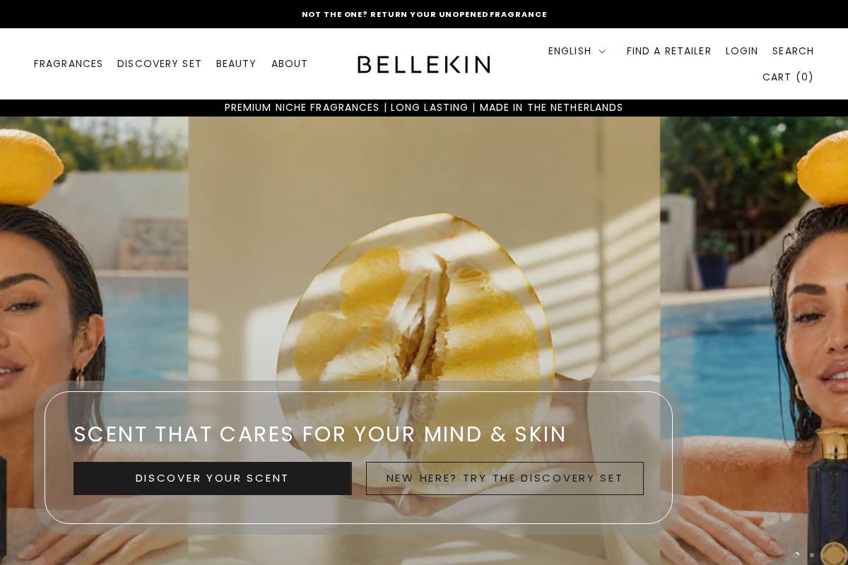 Bellekin Academy Rotterdam homepage screenshot
