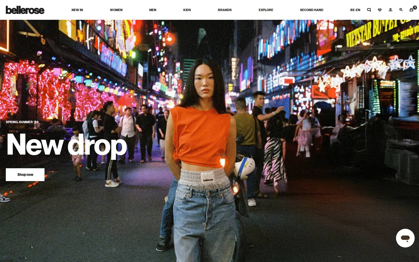 bellerose.com homepage screenshot