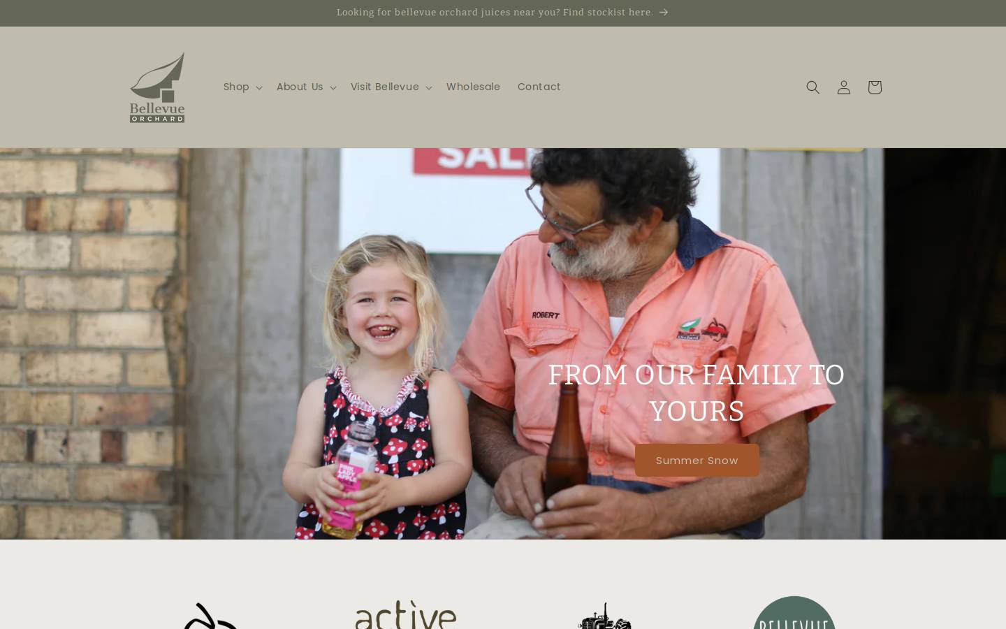 bellevueorchard.com.au homepage screenshot