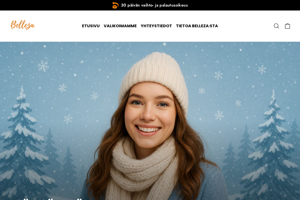 Belleza Fi homepage screenshot