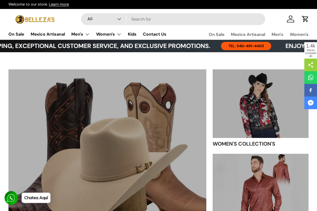 bellezasdc.com homepage screenshot