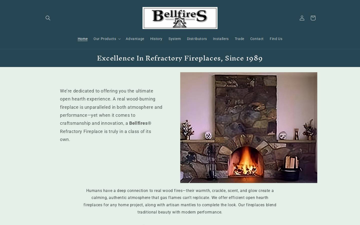 bellfiresusa.com homepage screenshot